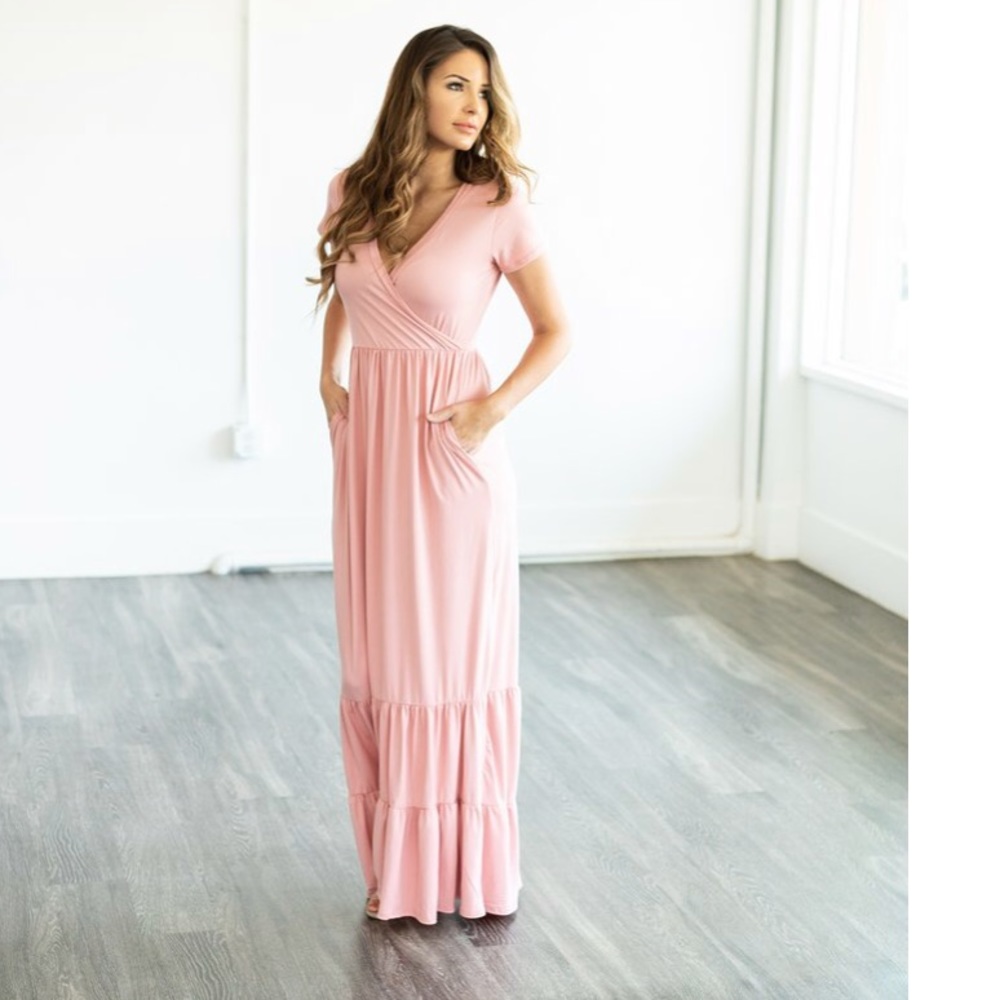 Wren and Ivory solid maxi in Rose!!! Brand new!